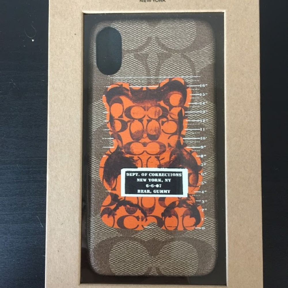 New Coach Bear I phone case for Iphone X/Xs Case